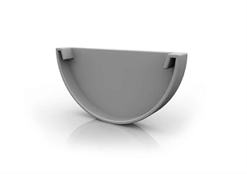 Заглушка желоба с уплотнителем,белый RAL 9010 Ruplast  Заглушка желоба с уплотнителем,белый RAL 9010 Ruplast